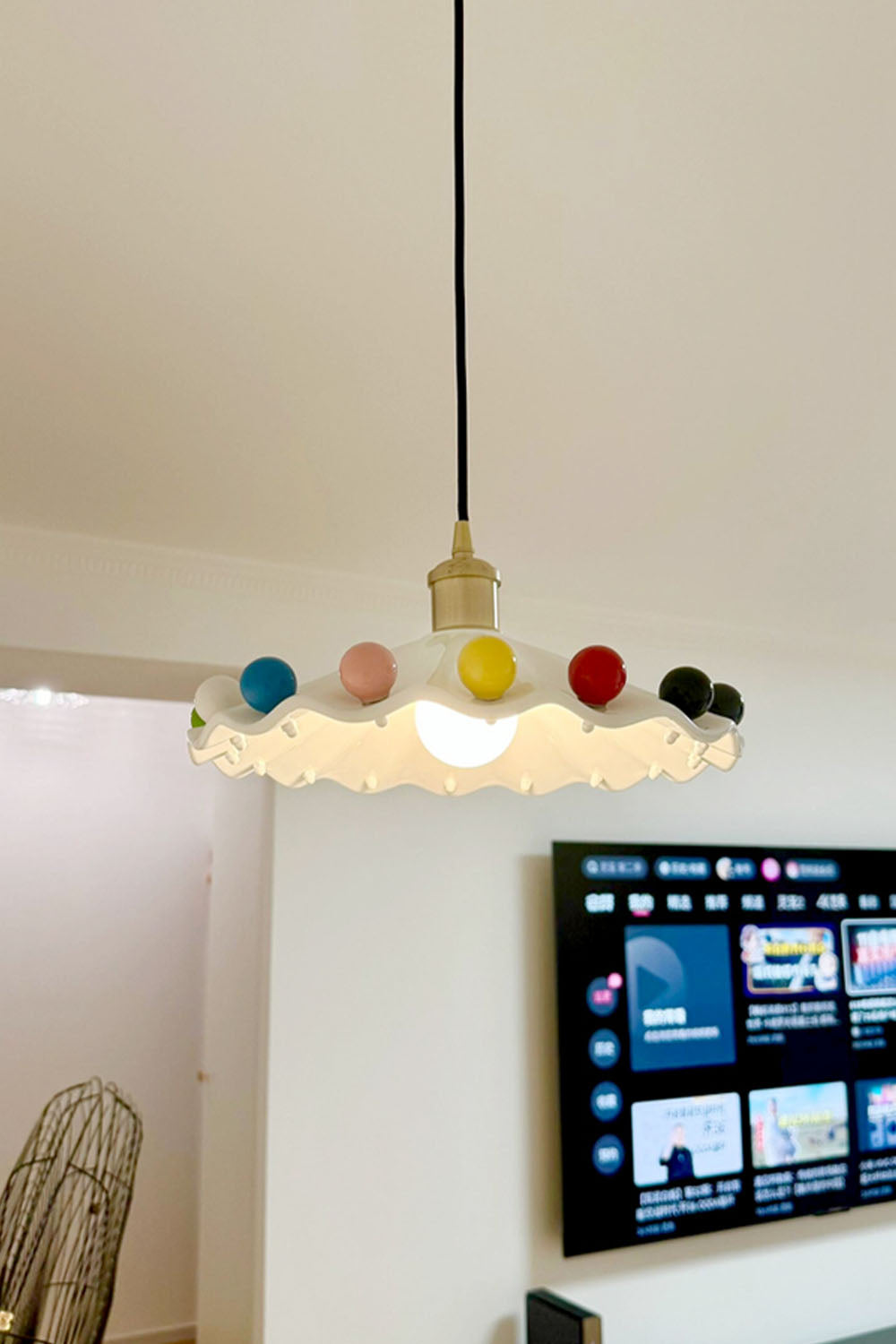 Dopamine Rainbow Wave Pendant Light - view 12 | everlamps