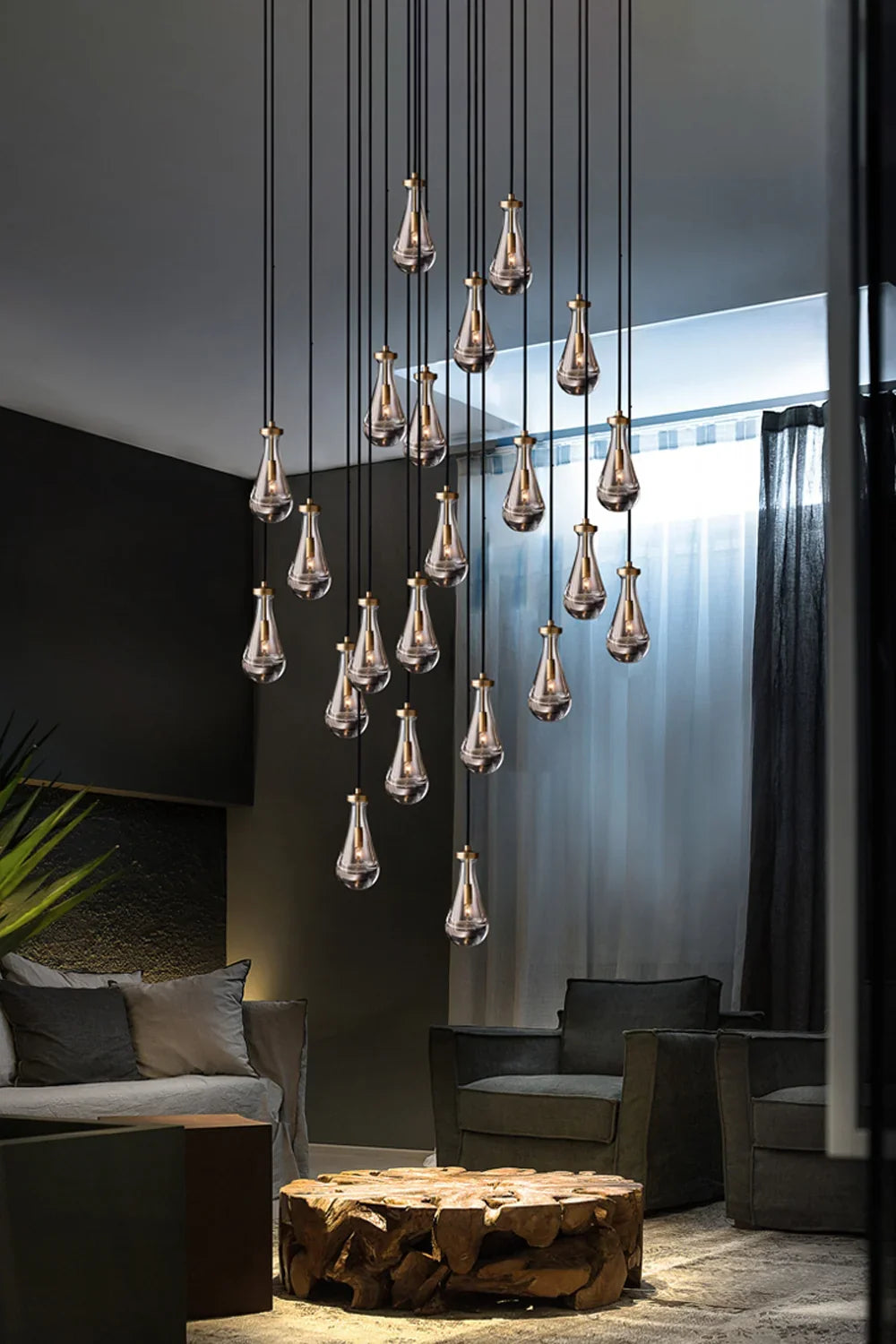 Raindrop Linear Chandelier - view 14 | everlamps