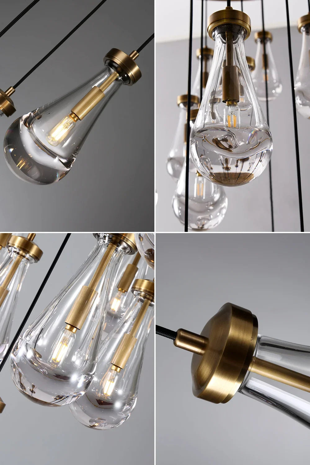 Raindrop Linear Chandelier - view 20 | everlamps