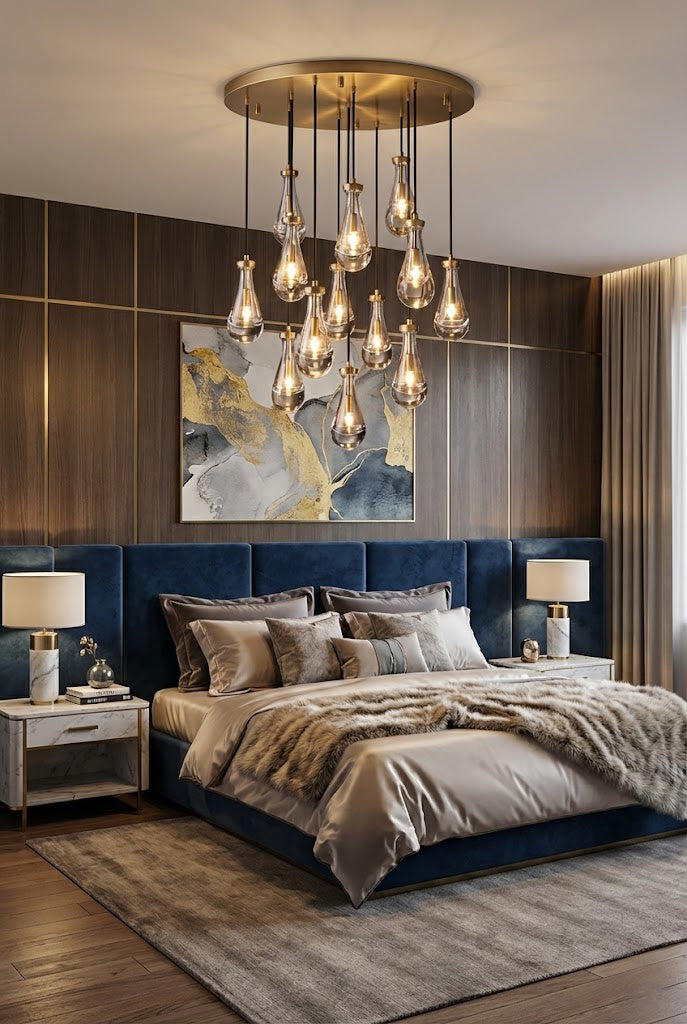 Raindrop Linear Chandelier - view 6 | everlamps