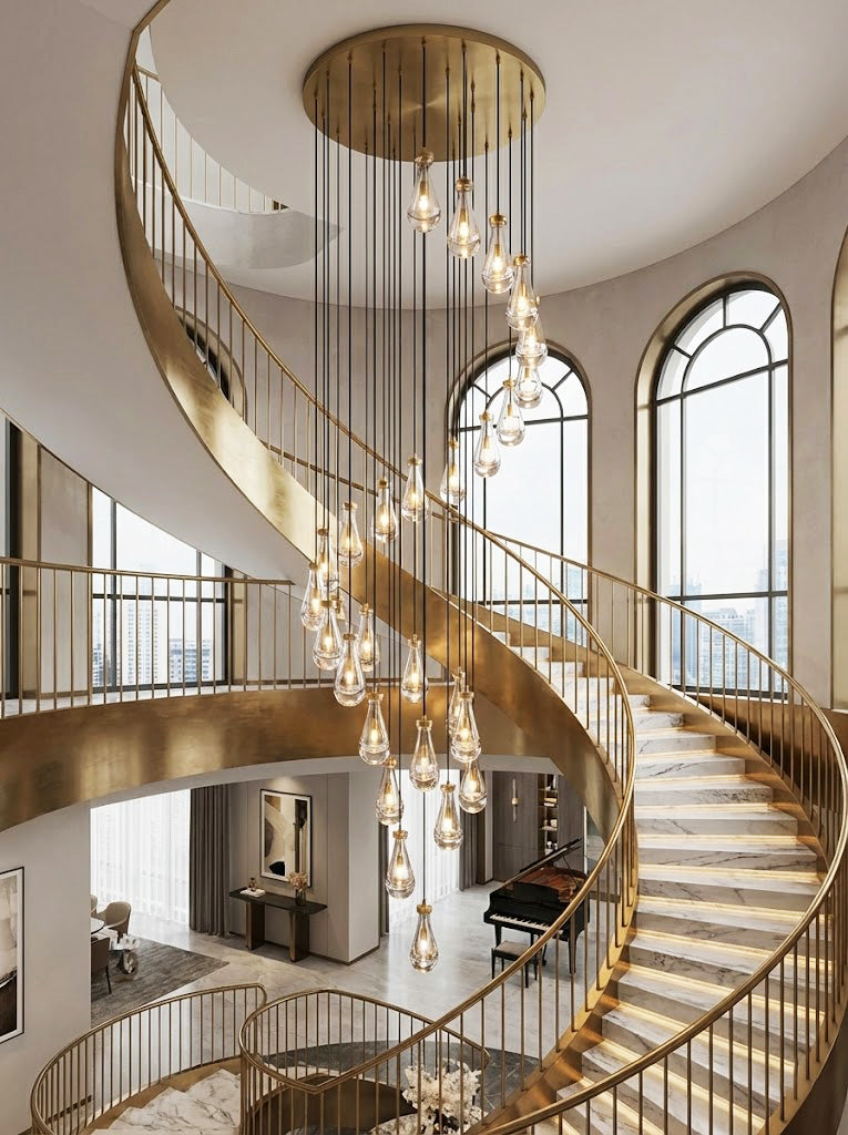 Raindrop Linear Chandelier - view 10 | everlamps