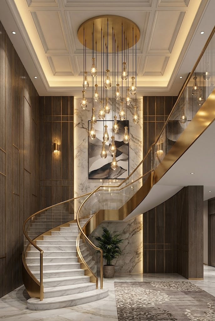 Raindrop Linear Chandelier - view 9 | everlamps