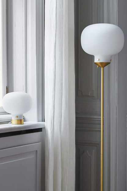Raito Glass Globe Floor Lamp - view 3 | everlamps
