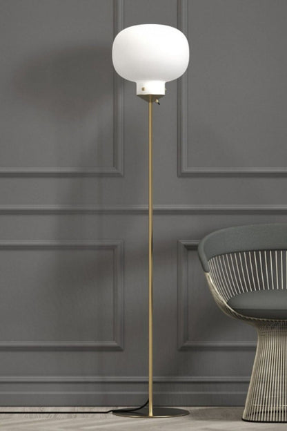 Raito Glass Globe Floor Lamp - view 5 | everlamps