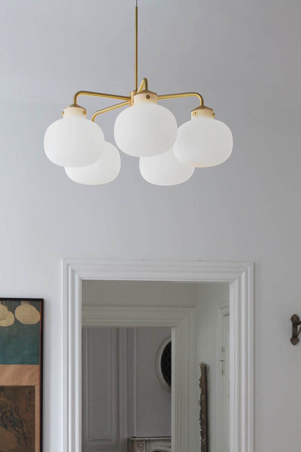 Raito Glass Globe Pendant Chandelier - view 2 | everlamps