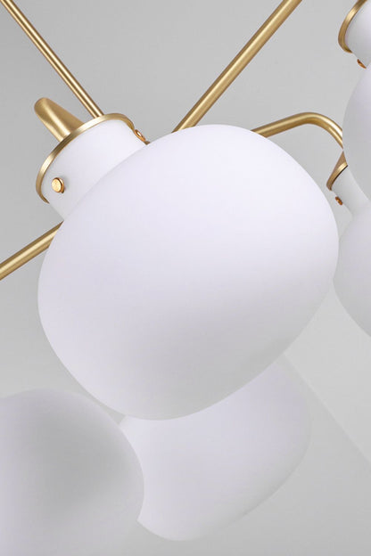 Raito Glass Globe Pendant Chandelier - view 33 | everlamps