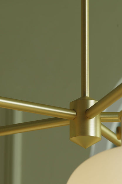 Raito Glass Globe Pendant Chandelier - view 29 | everlamps