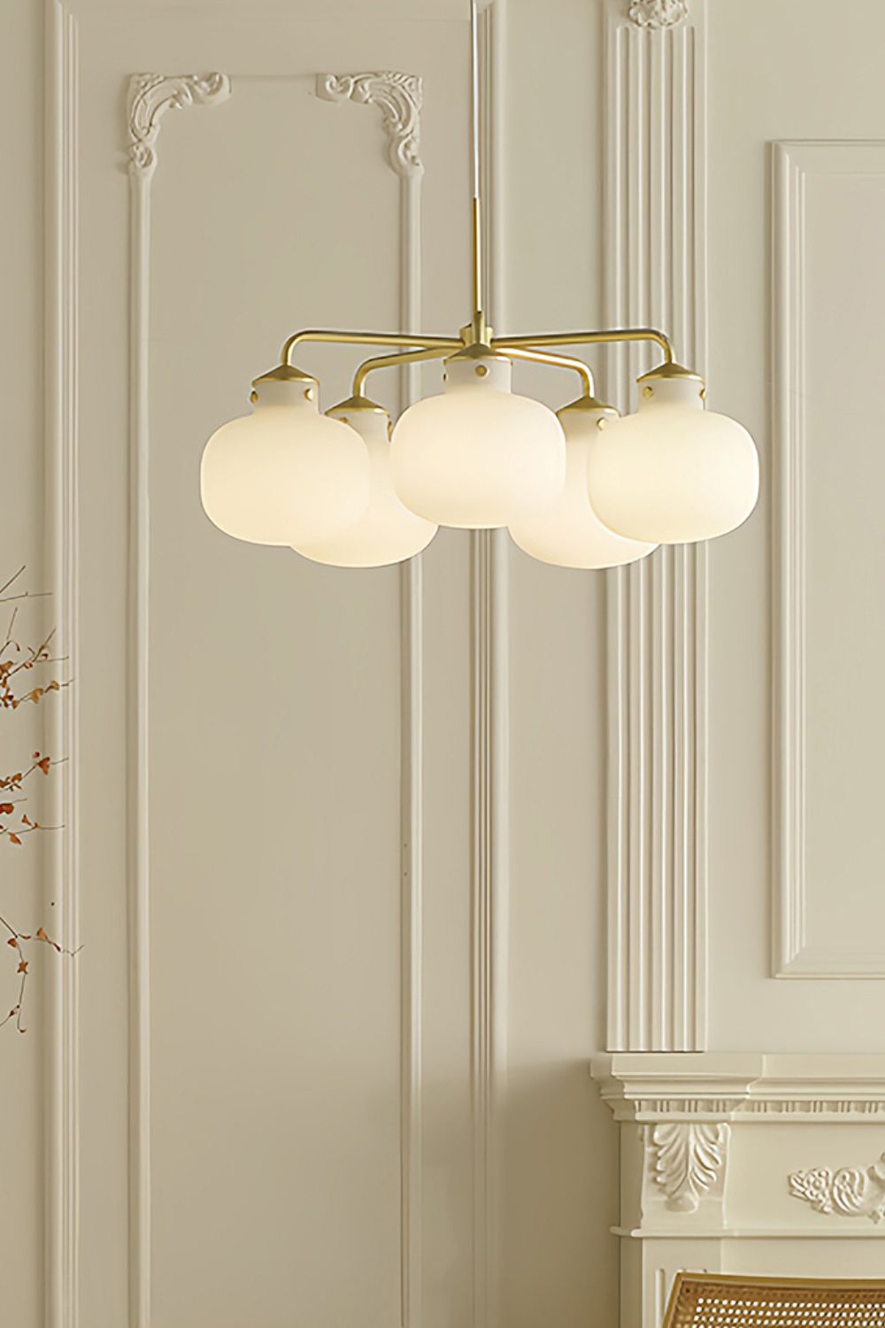 Raito Glass Globe Pendant Chandelier - view 19 | everlamps