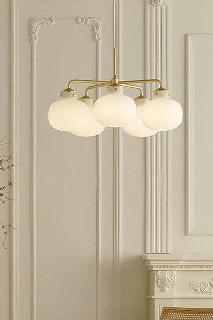 Raito Glass Globe Pendant Chandelier - view 19 | everlamps