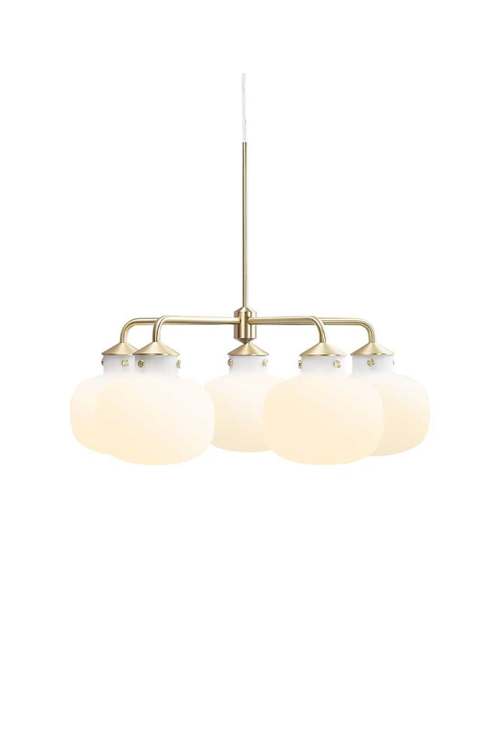 Raito Glass Globe Pendant Chandelier - view 31 | everlamps