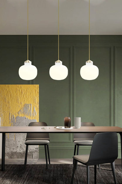 Raito Glass Globe Pendant Light - view 5 | everlamps
