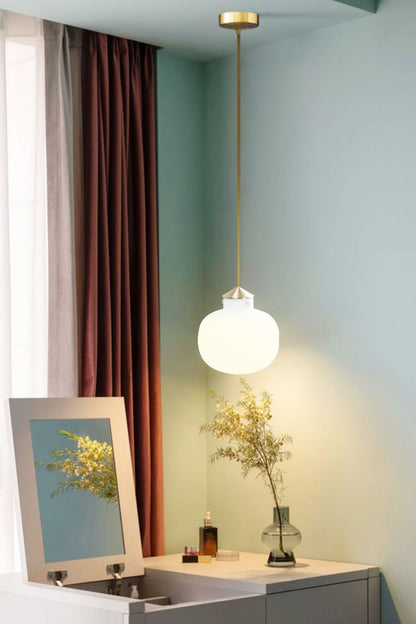 Raito Glass Globe Pendant Light - view 4 | everlamps
