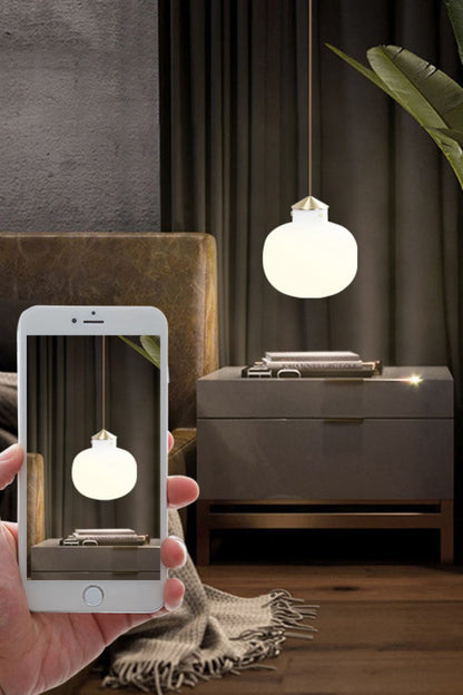 Raito Glass Globe Pendant Light - view 7 | everlamps