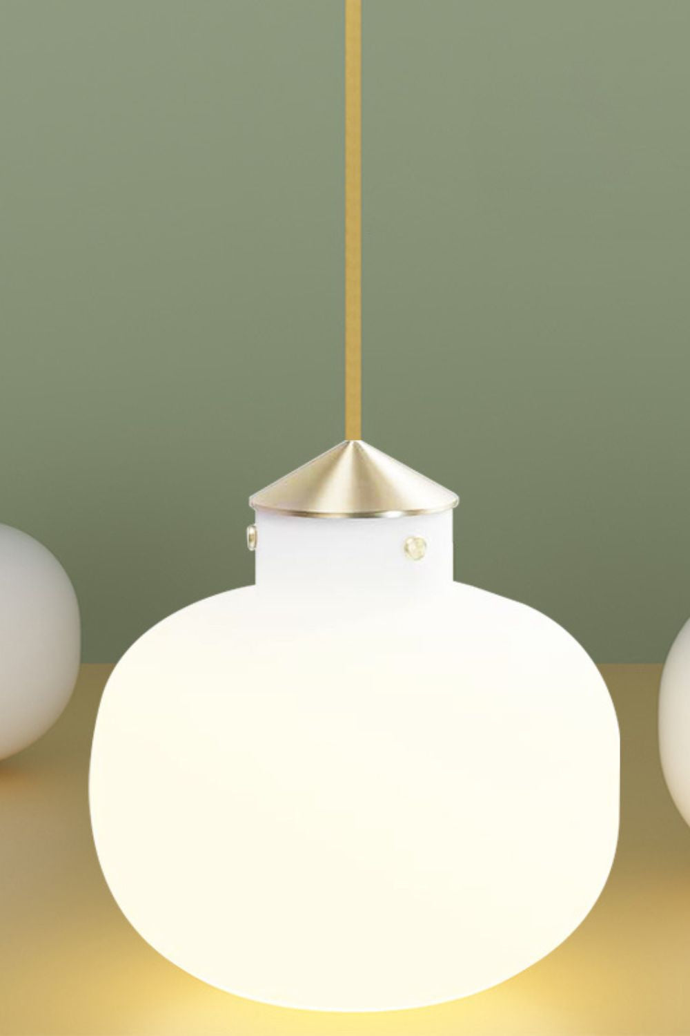 Raito Glass Globe Pendant Light - view 13 | everlamps