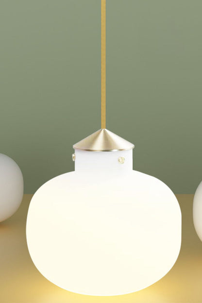 Raito Glass Globe Pendant Light - view 13 | everlamps