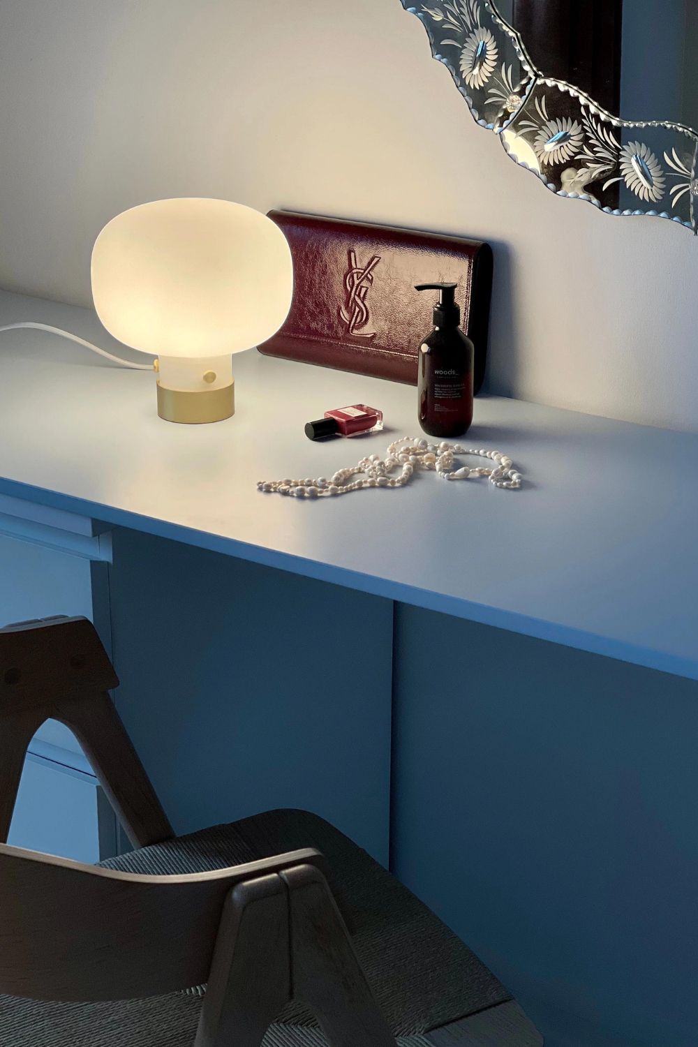 Raito Glass Globe Table Lamp - view 5 | everlamps