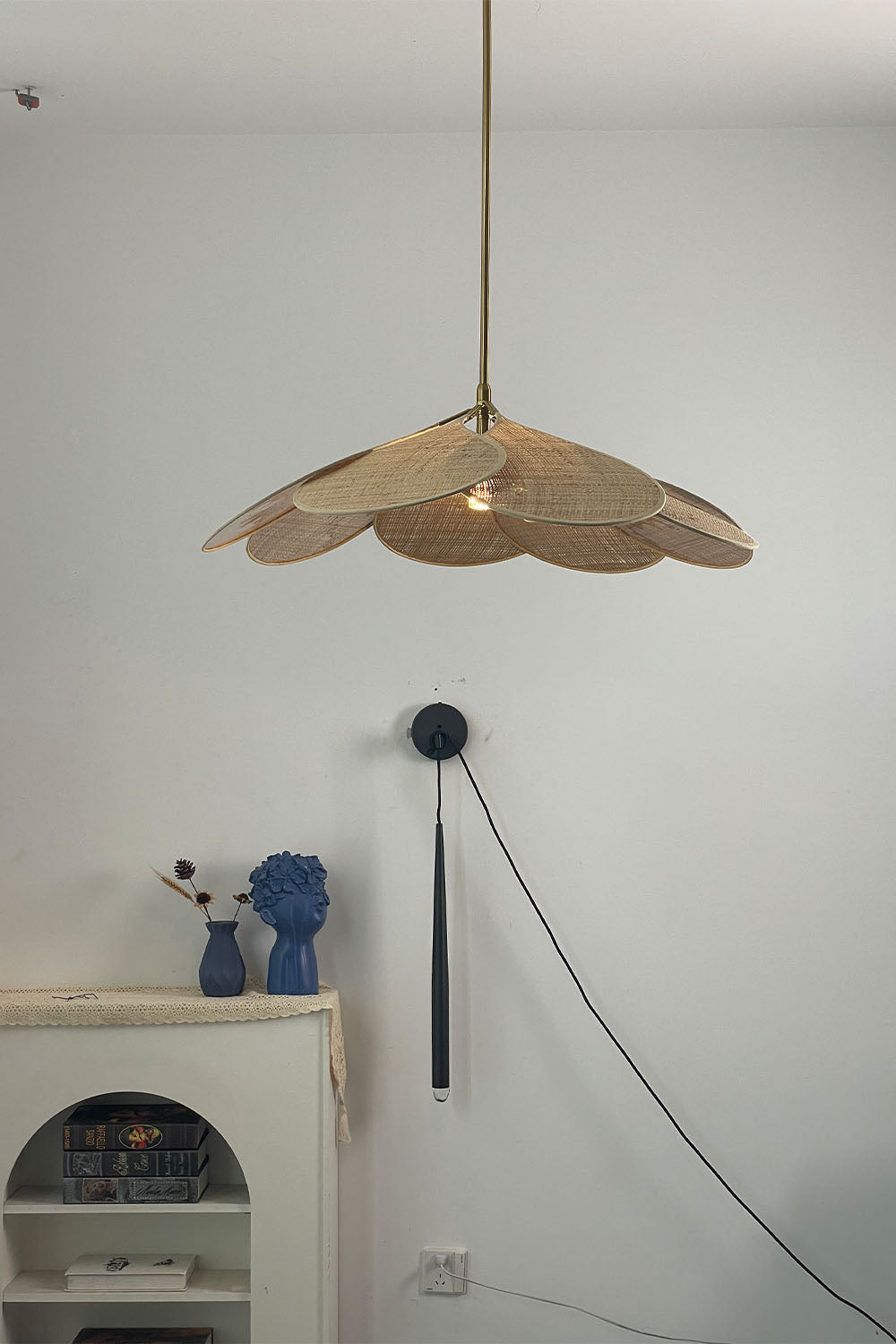 Rattan Pendant Lamp - view 3 | everlamps