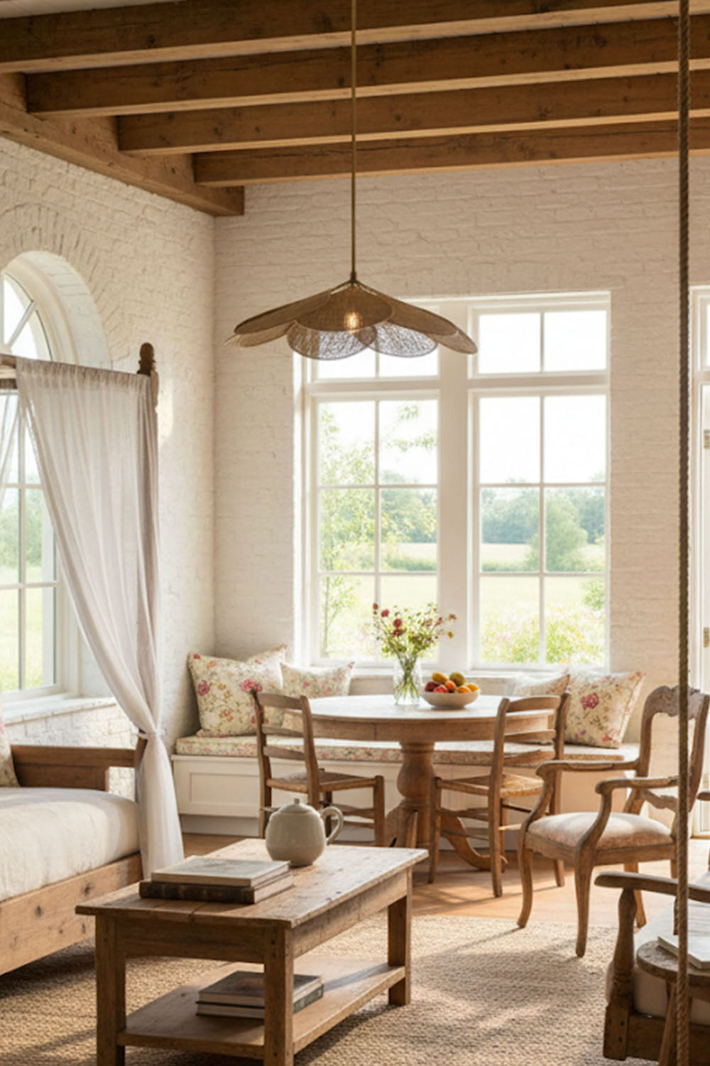 Rattan Pendant Lamp - view 4 | everlamps