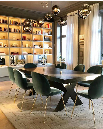 Modern-style Sputnik Glass Branch Chandelier