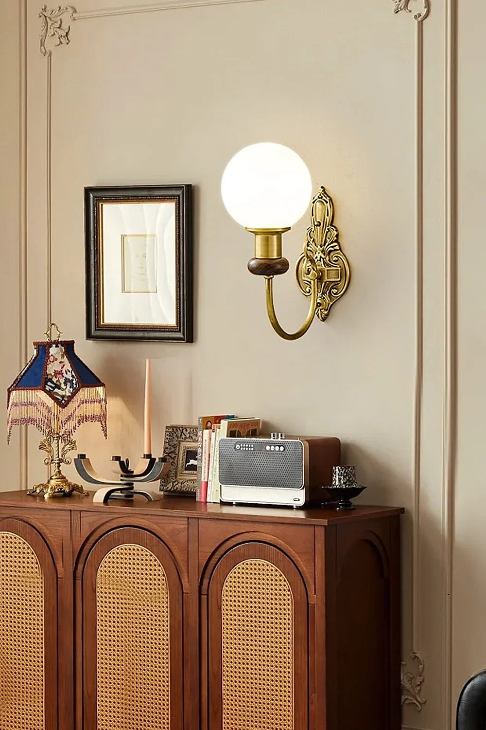 Retro Brass Wall Lamp - view 6 | everlamps