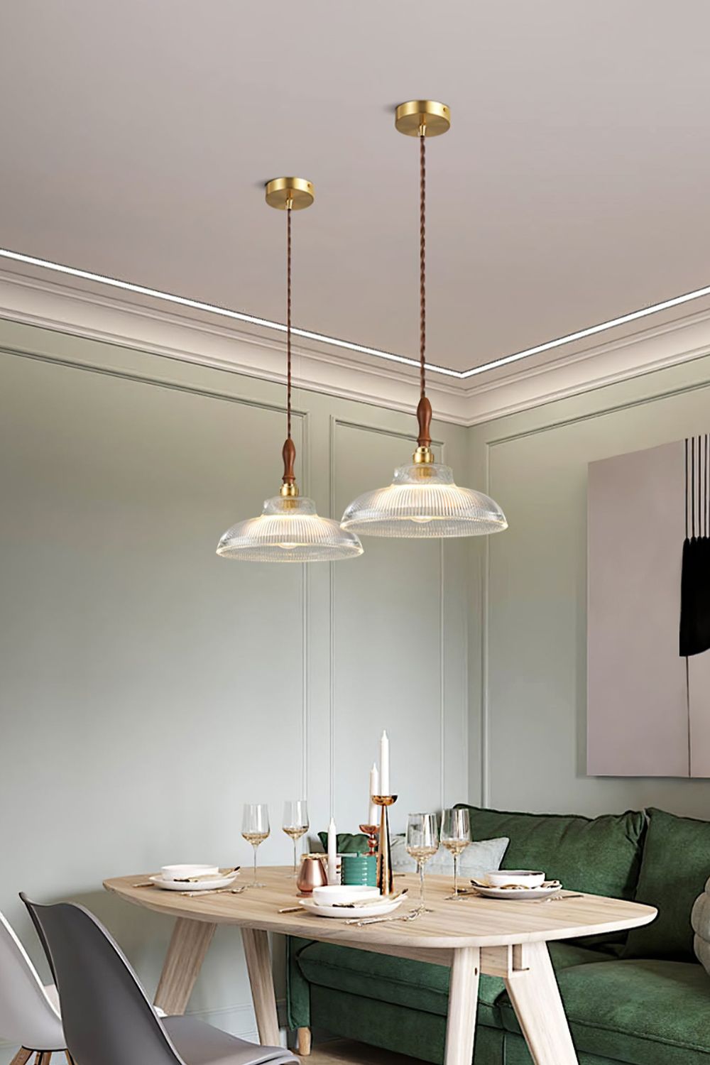 Retro Cone Shape Boston Bowl Pendant Light - view 7 | everlamps