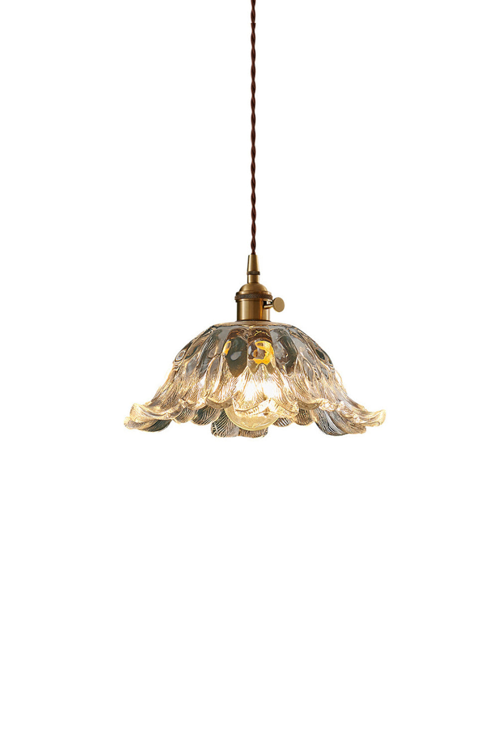 Retro Floral Glass Pendant Lamp | everlamps