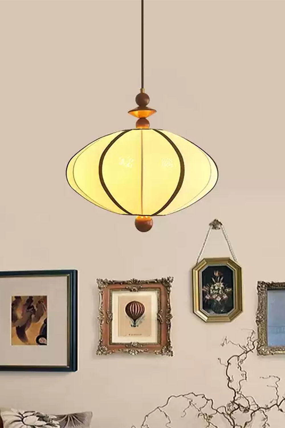 Vintage Lantern Pendant Lamp - view 2 | everlamps