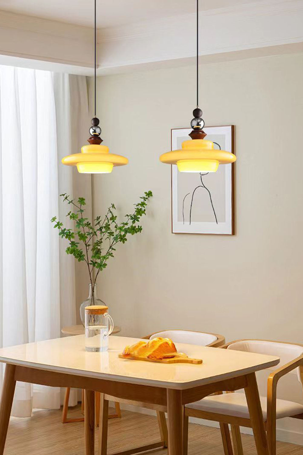 Retro UFO Glass Pendant Lamp - view 24 | everlamps