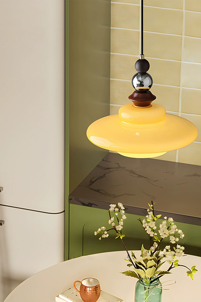 Retro UFO Glass Pendant Lamp - view 9 | everlamps