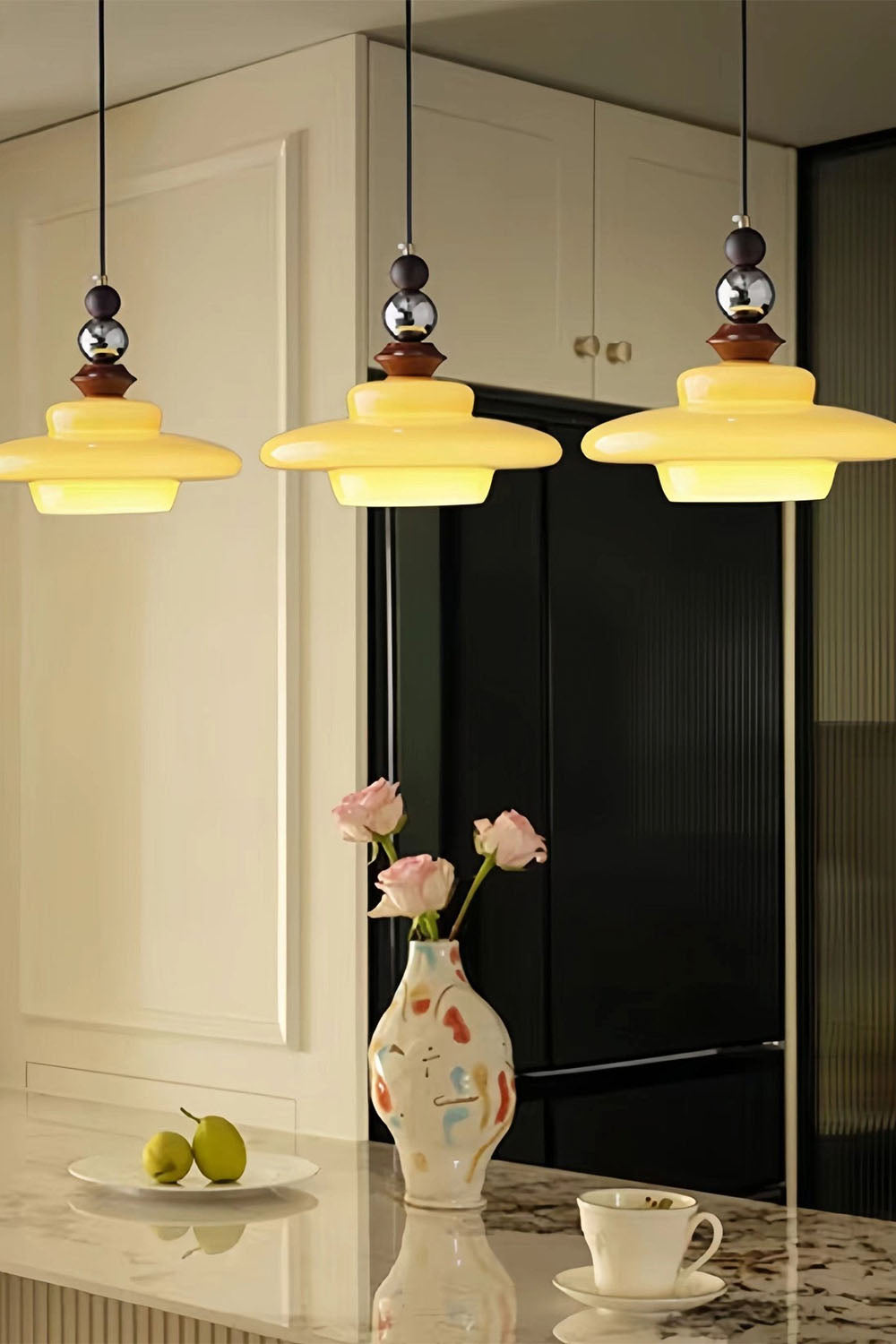 Retro UFO Glass Pendant Lamp - view 11 | everlamps