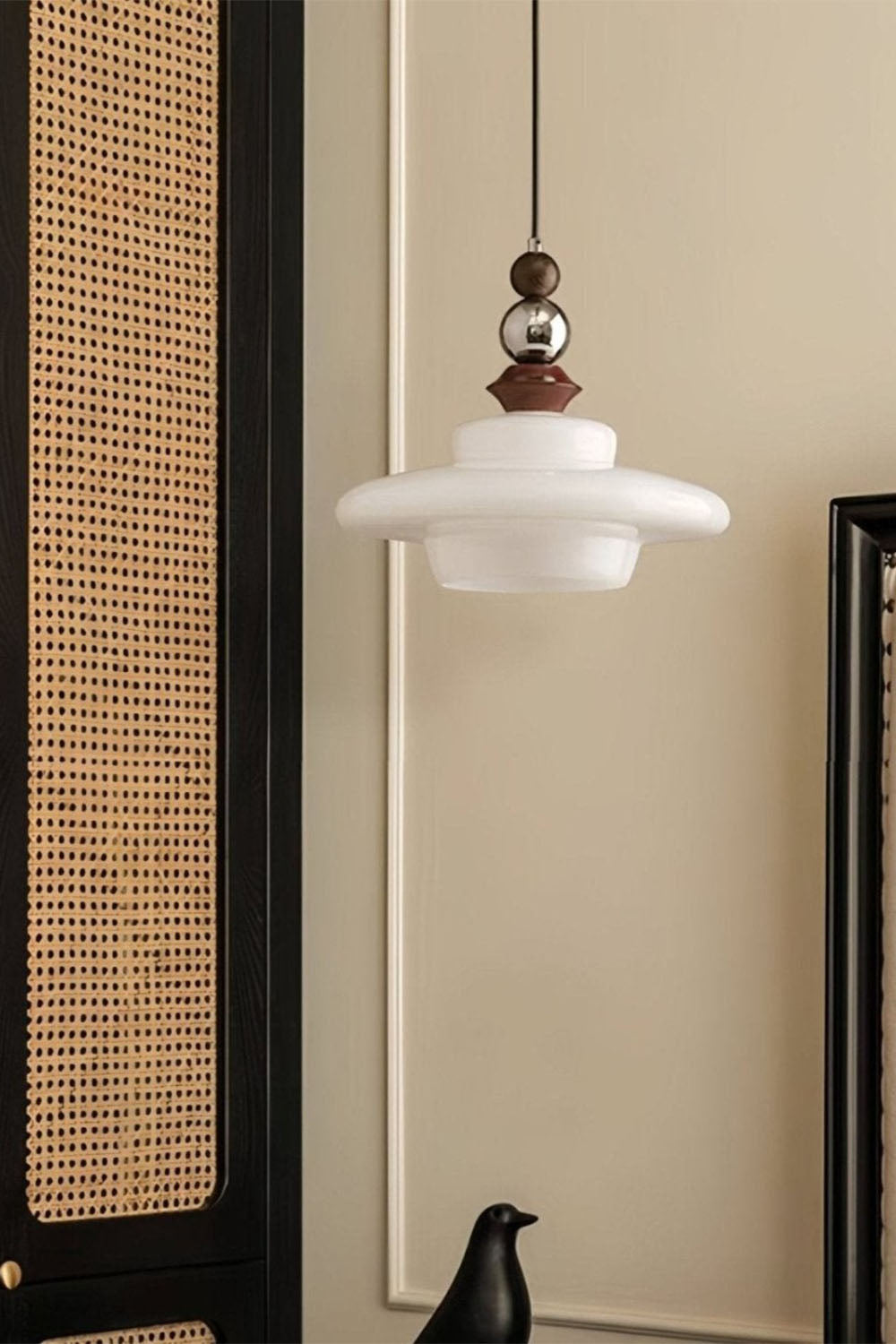 Retro UFO Glass Pendant Lamp - view 3 | everlamps