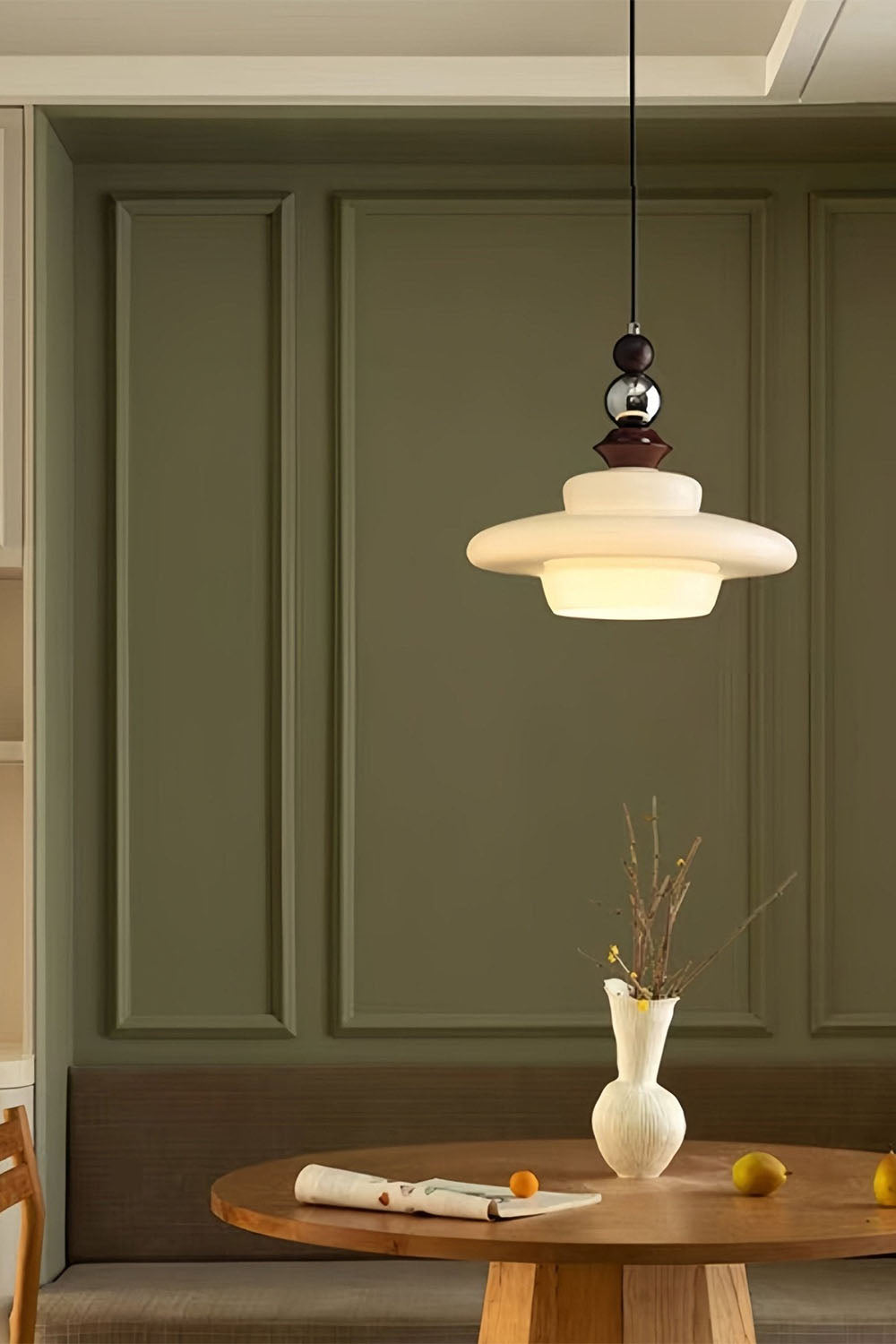 Retro UFO Glass Pendant Lamp - view 12 | everlamps