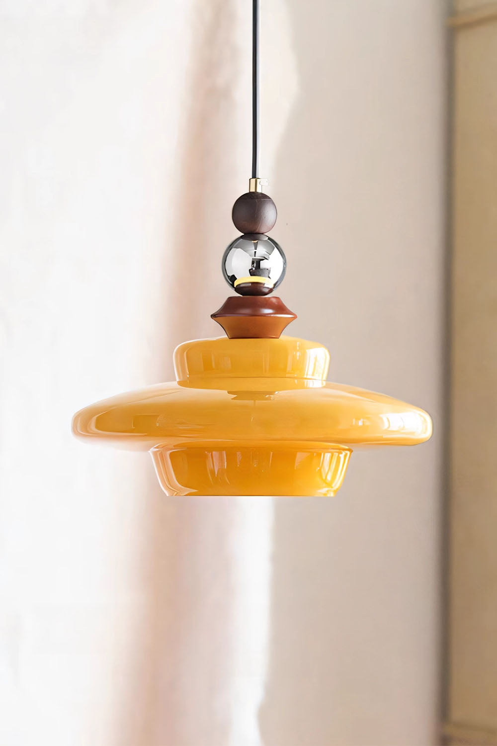 Retro UFO Glass Pendant Lamp - view 13 | everlamps