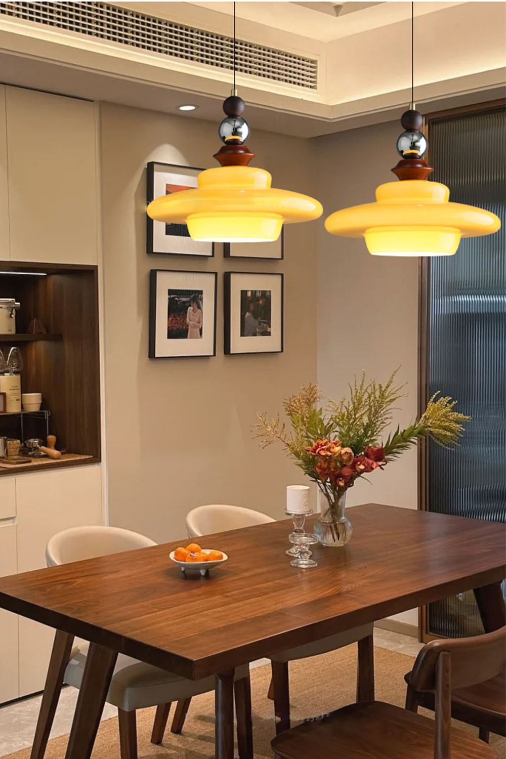 Retro UFO Glass Pendant Lamp - view 14 | everlamps