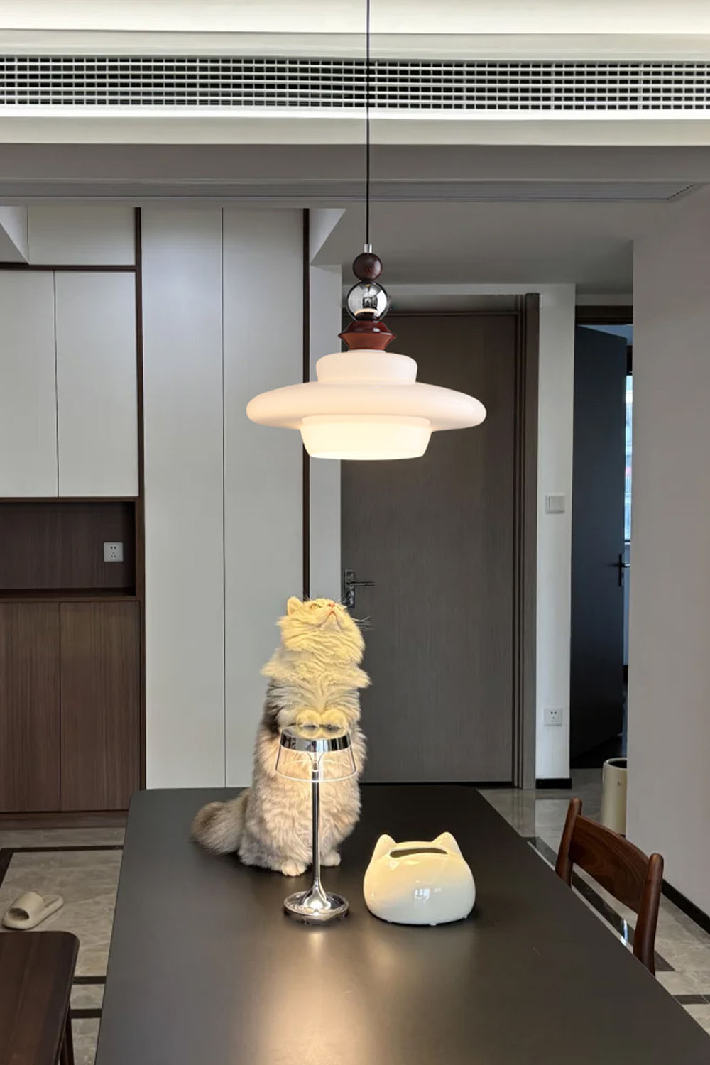 Retro UFO Glass Pendant Lamp - view 6 | everlamps