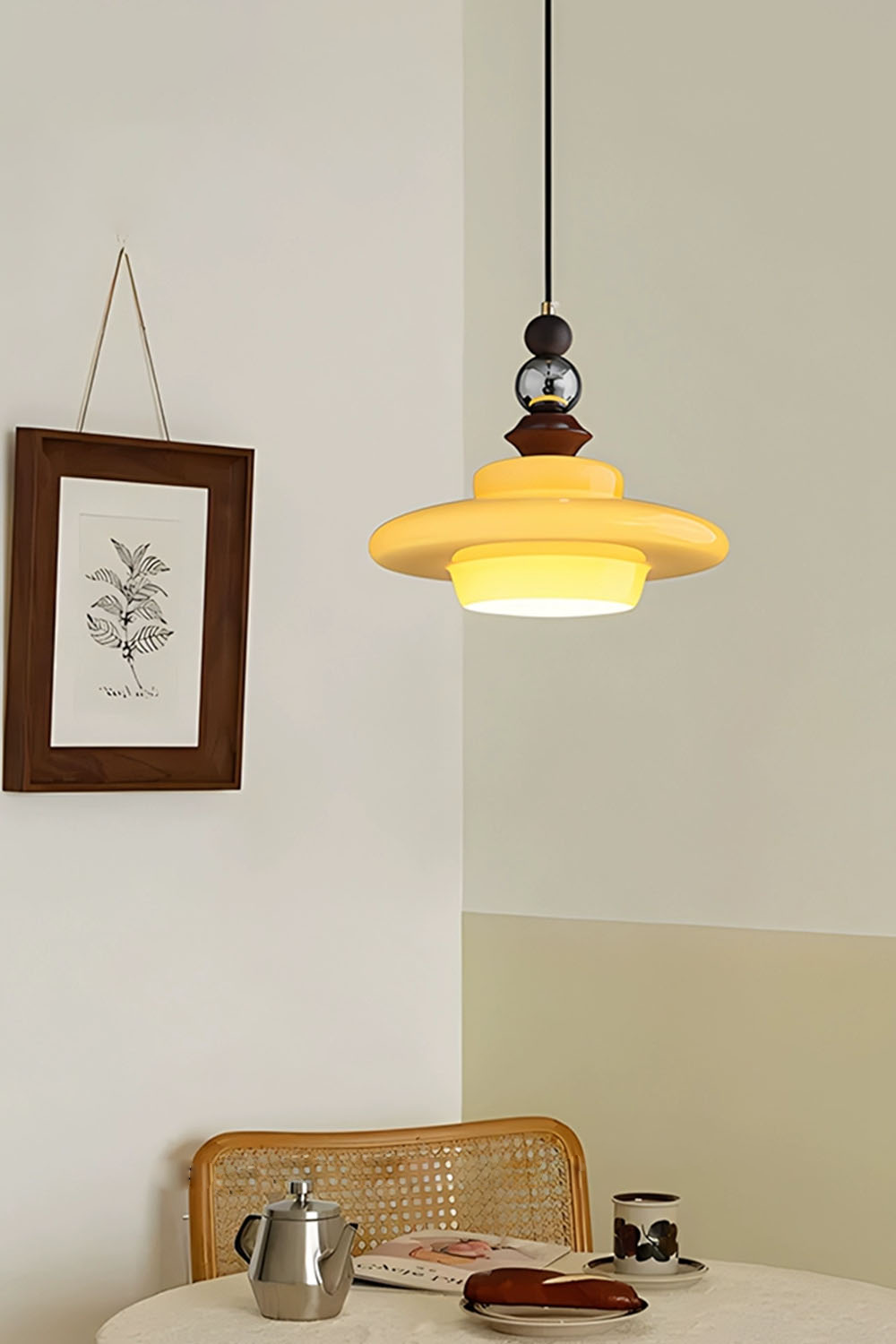 Retro UFO Glass Pendant Lamp - view 16 | everlamps