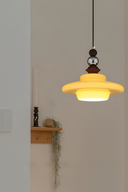 Retro UFO Glass Pendant Lamp - view 18 | everlamps
