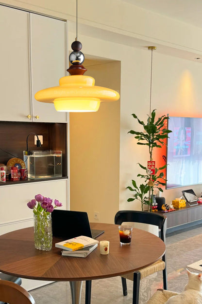 Retro UFO Glass Pendant Lamp - view 7 | everlamps