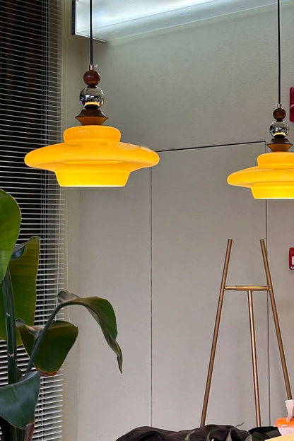 Retro UFO Glass Pendant Lamp - view 21 | everlamps