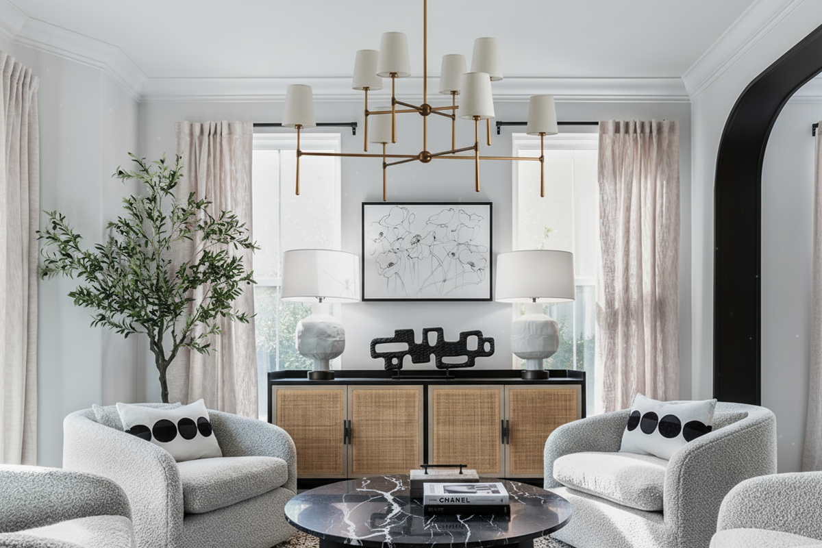 Rhodes 2-Tier Round Chandelier -Everlamps