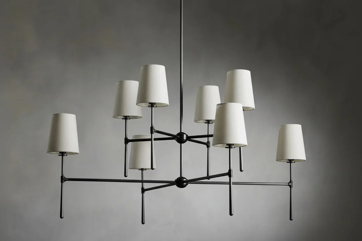 Rhodes 2-Tier Round Chandelier -Everlamps