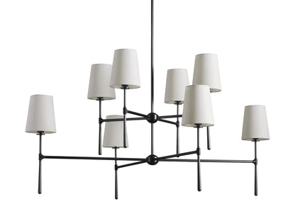 Rhodes 2-Tier Round Chandelier - Everlamps