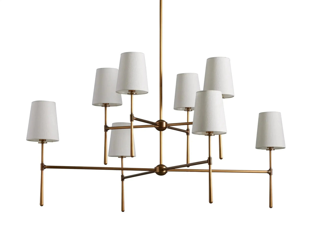 Rhodes 2-Tier Round Chandelier - Everlamps