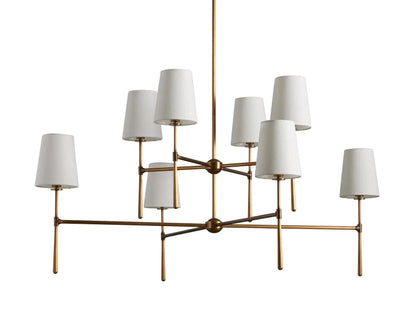 Rhodes 2-Tier Round Chandelier - Everlamps