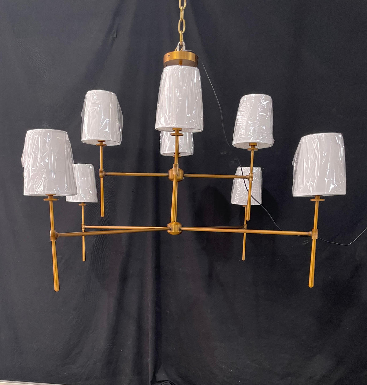 Rhodes 2-Tier Round Chandelier - Everlamps
