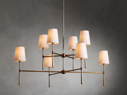 Rhodes 2-Tier Round Chandelier - Everlamps