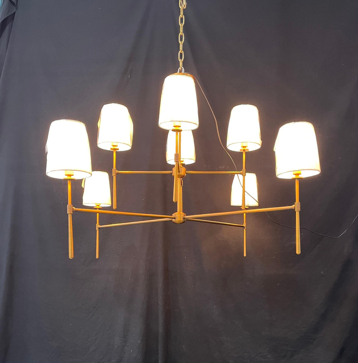 Rhodes 2-Tier Round Chandelier - Everlamps