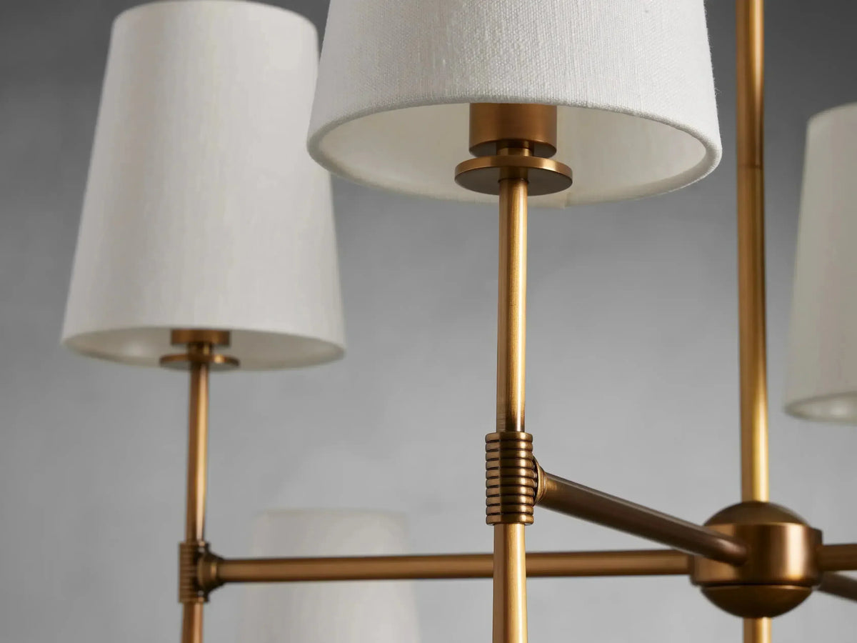 Rhodes 2-Tier Round Chandelier - Everlamps