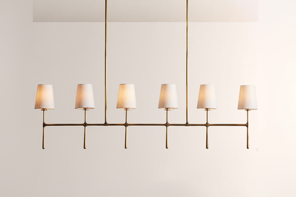 Rhodes Linear Chandelier 5 / 6 Light - Everlamps