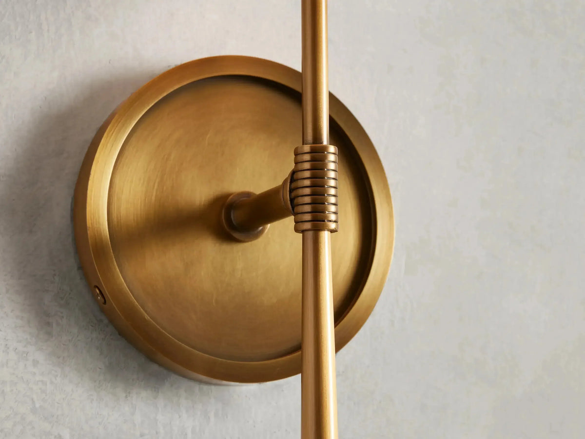 Kyler Single Light Tapered Linen Wall Sconce